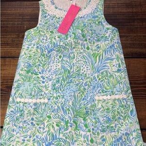 Lilly Pulitzer Blue and Green Dress NWT
